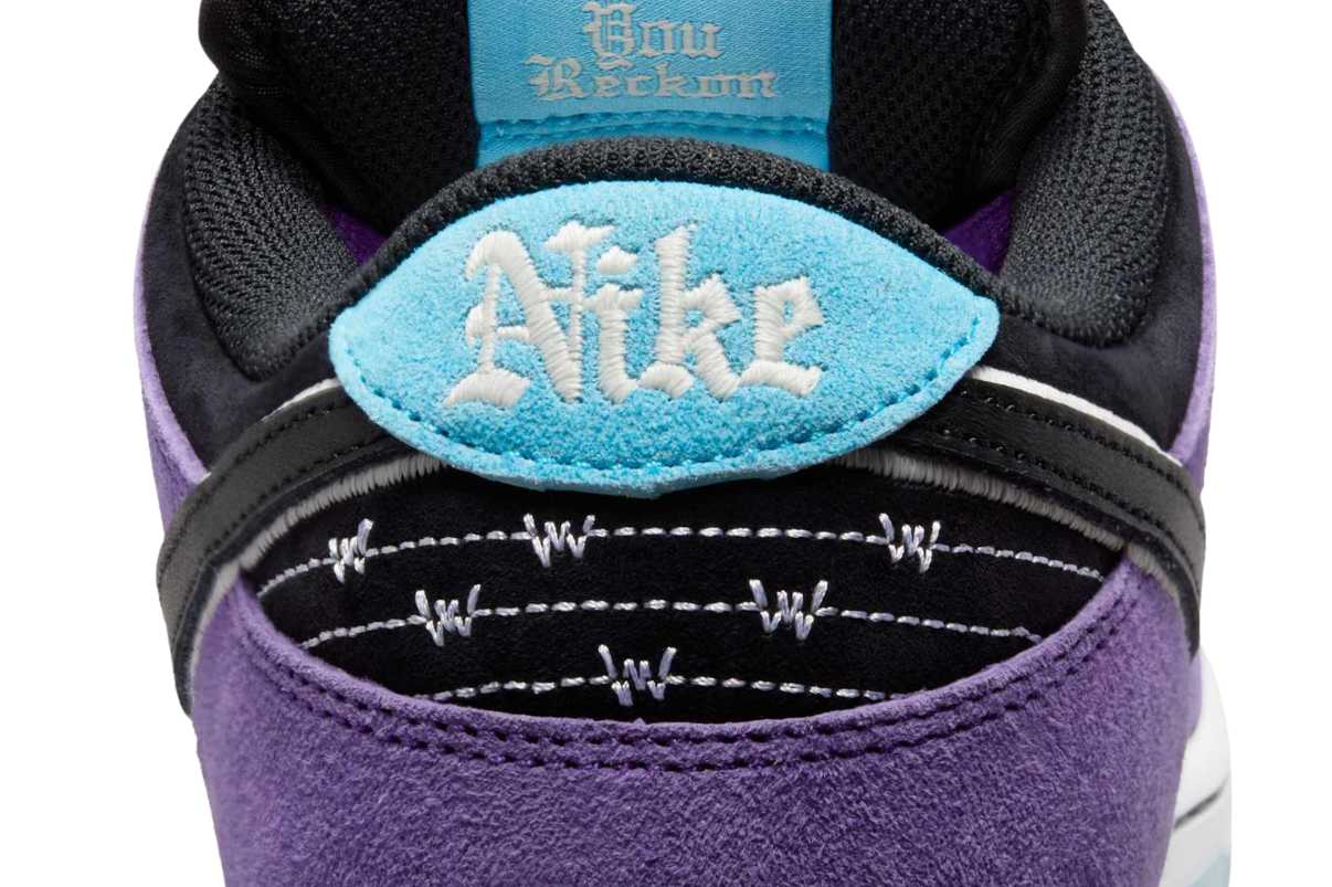 Dunk Low Pro x Hayley Wilson Black and Court Purple
