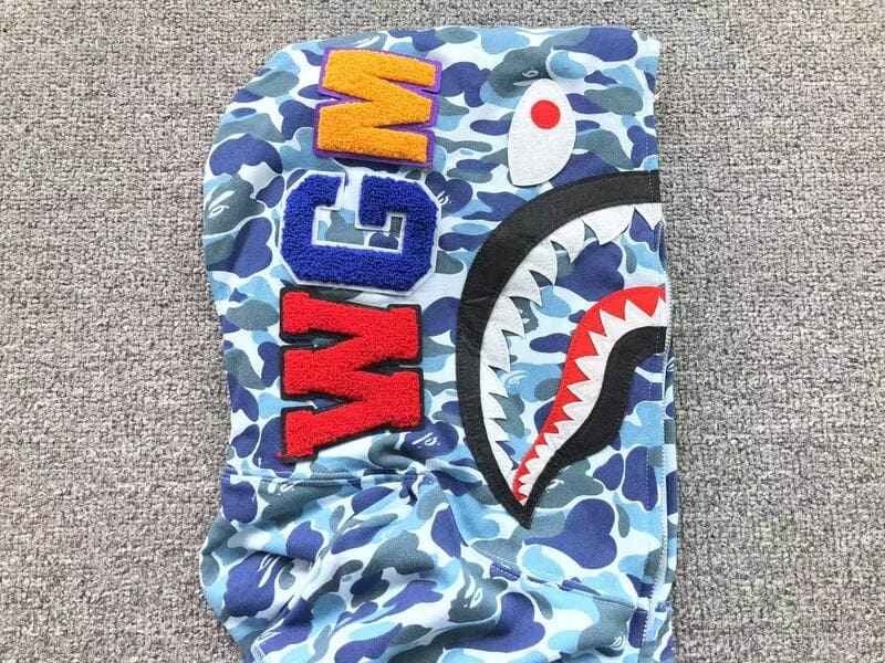 Hoodie BP Shark ABC Camo Blue