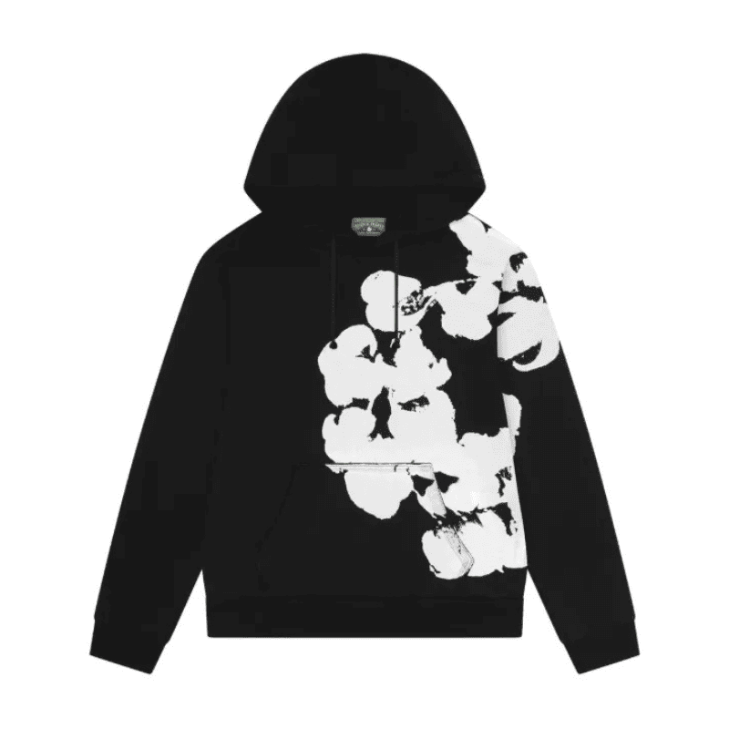 Hoodie DT Big Cotton Wreath Black