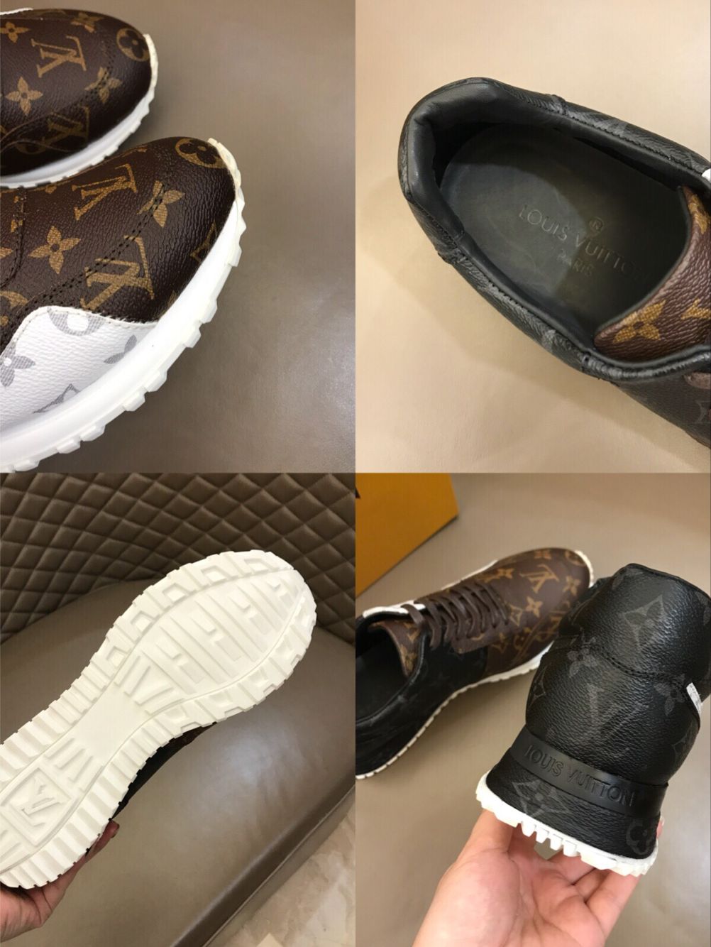 LV Run Away Triple Monogram