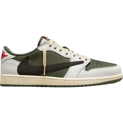 AJ 1 Retro Low x Travis 'Medium Olive'