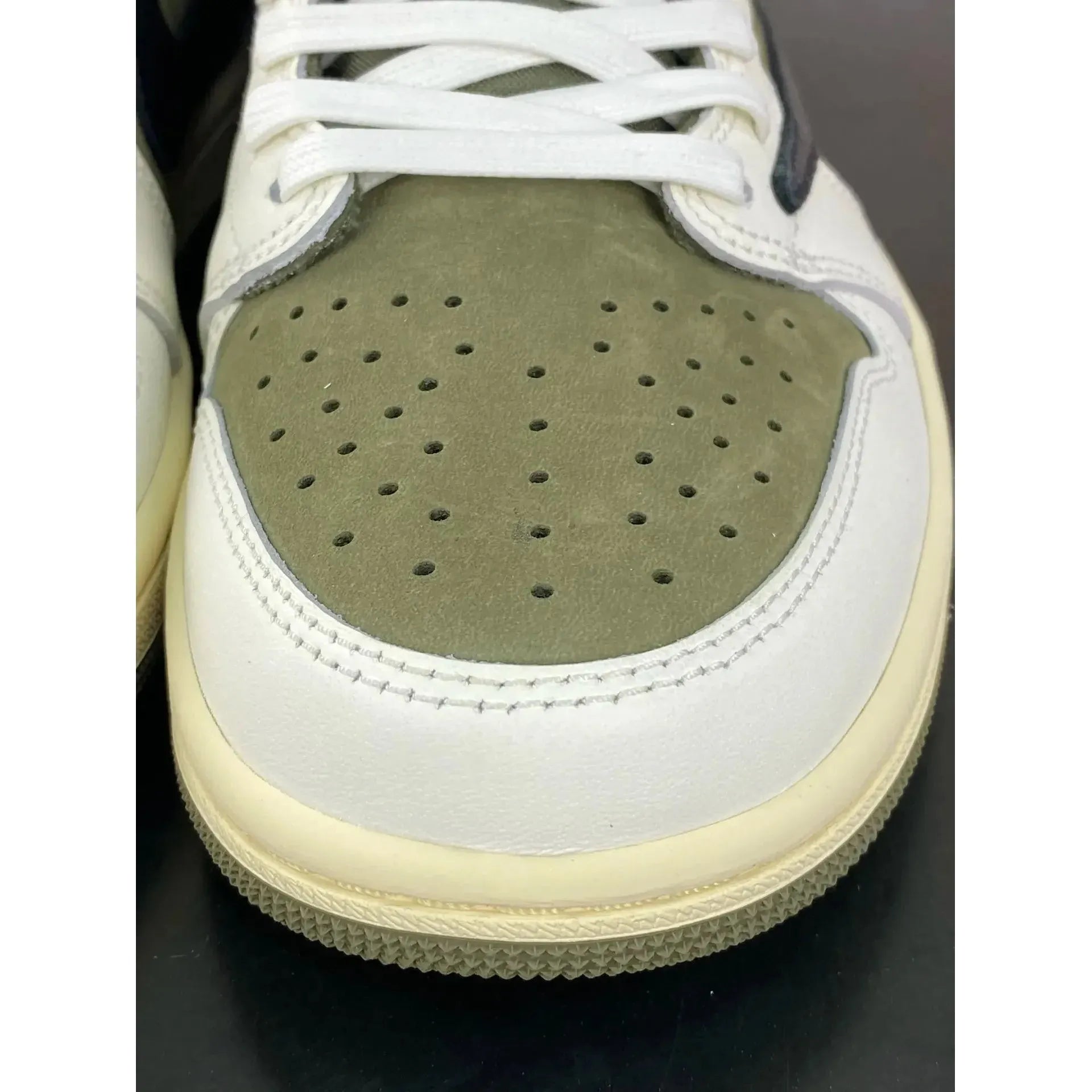AJ 1 Retro Low x Travis 'Medium Olive'