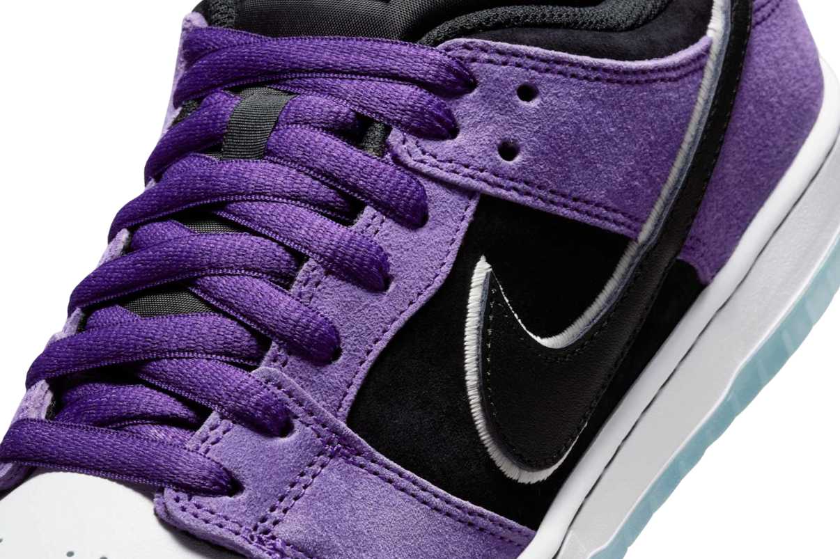 Dunk Low Pro x Hayley Wilson Black and Court Purple