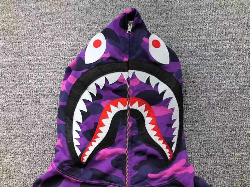 Hoodie BP Shark ABC Camo Purple