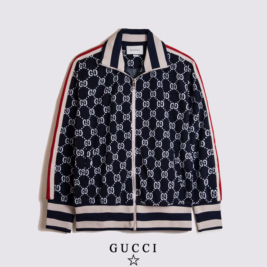 Jacket GC GG Monogram Blue