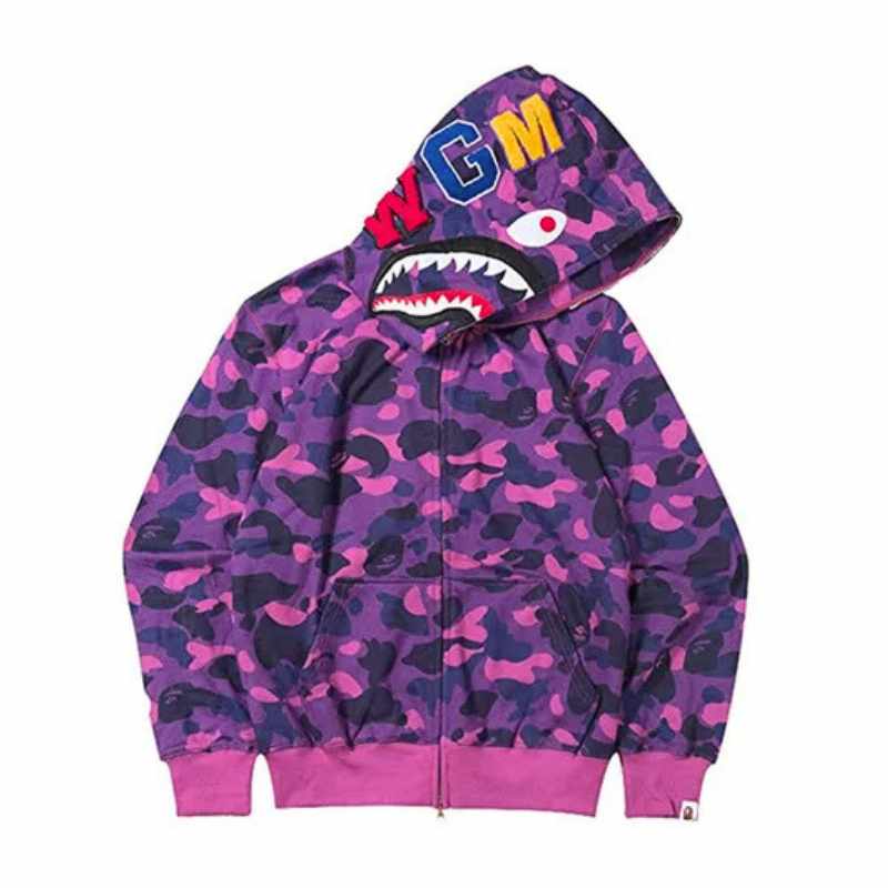 Hoodie BP Shark ABC Camo Purple