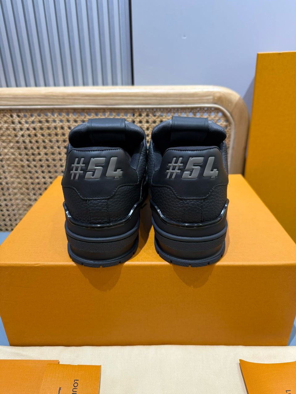 LV Trainer #54 Sneaker Black