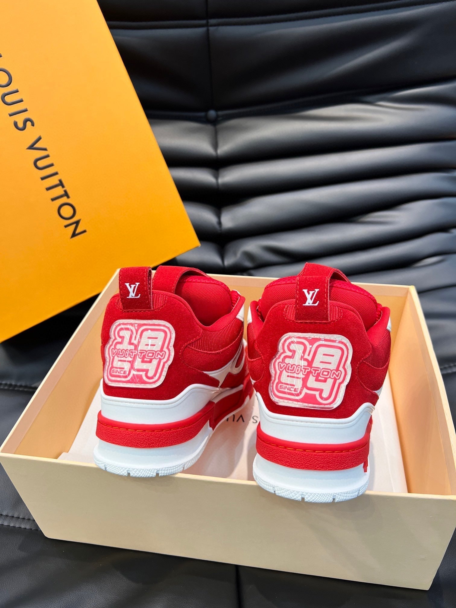 LV Skate Red Sneakers