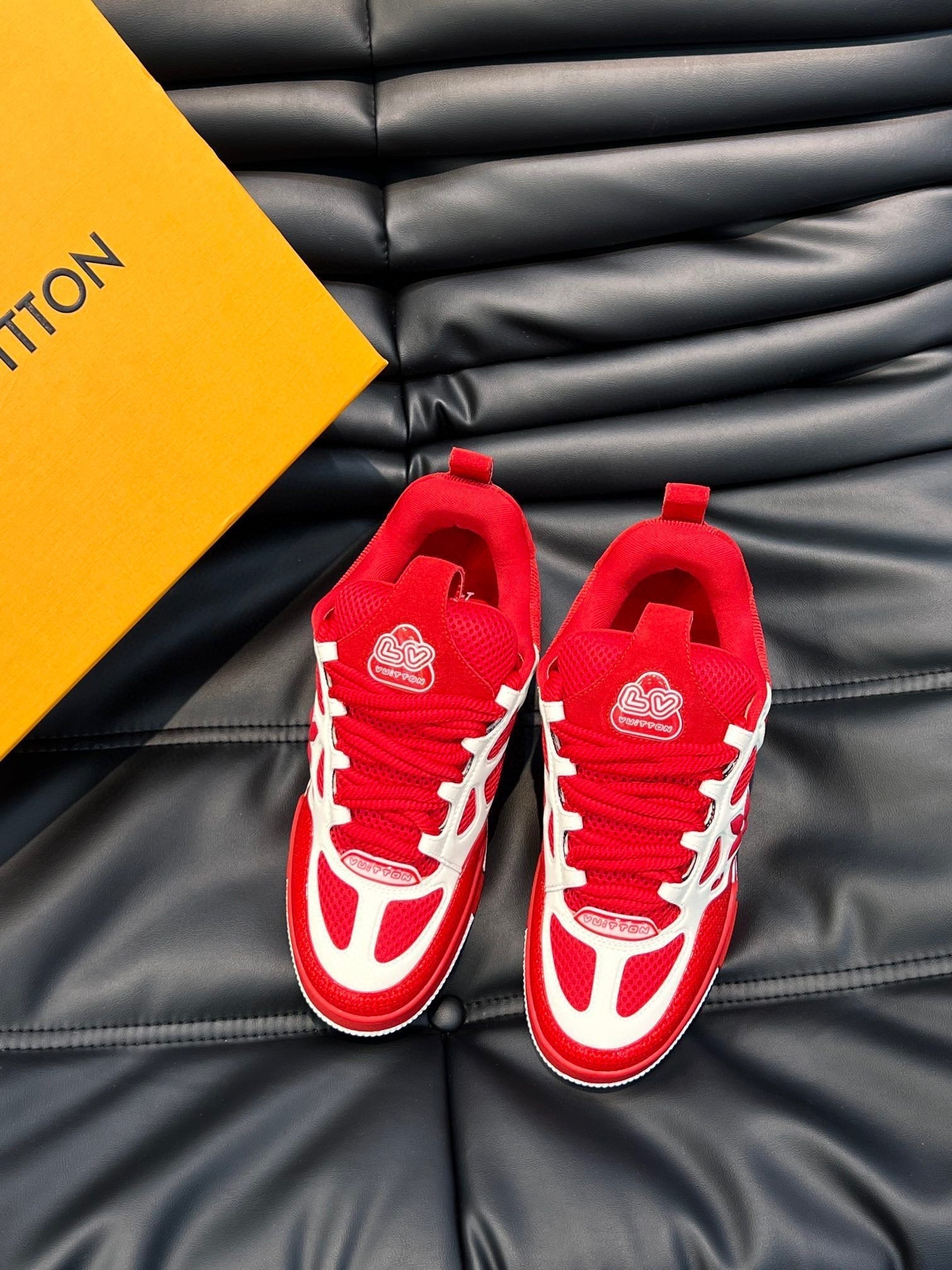 LV Skate Red Sneakers