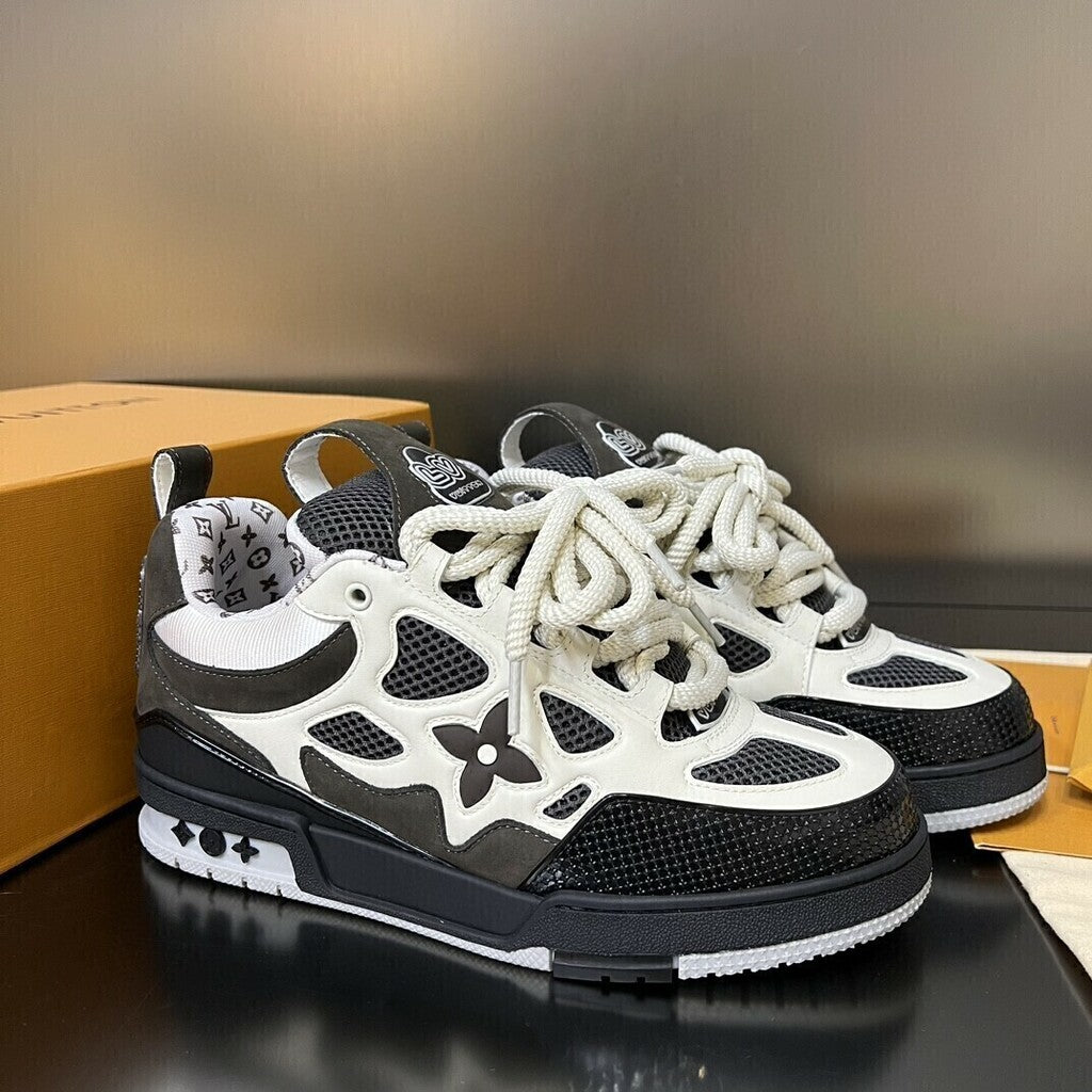 LV Skate Sneaker Grey White
