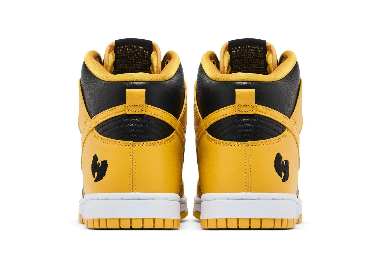 Dunk High x Wu Tang Clan Black and Pollen Yellow