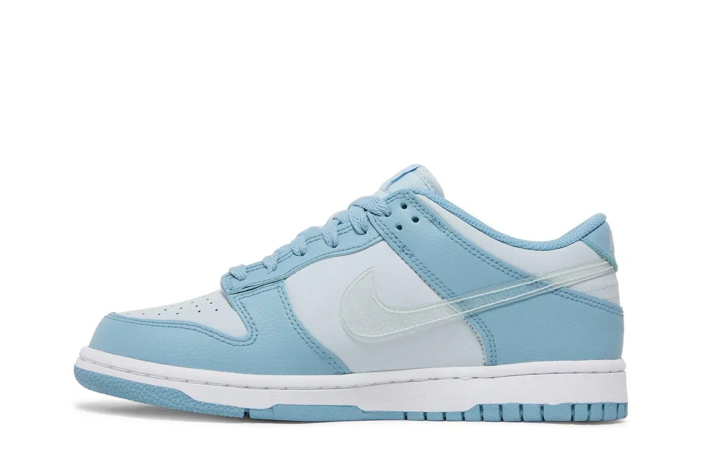 Dunk Low Blue Clear Swoosh