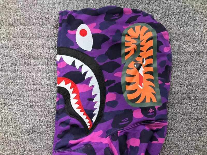 Hoodie BP Shark ABC Camo Purple