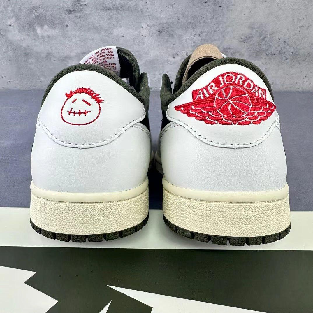 AJ 1 Retro Low x Travis  'Medium Olive'