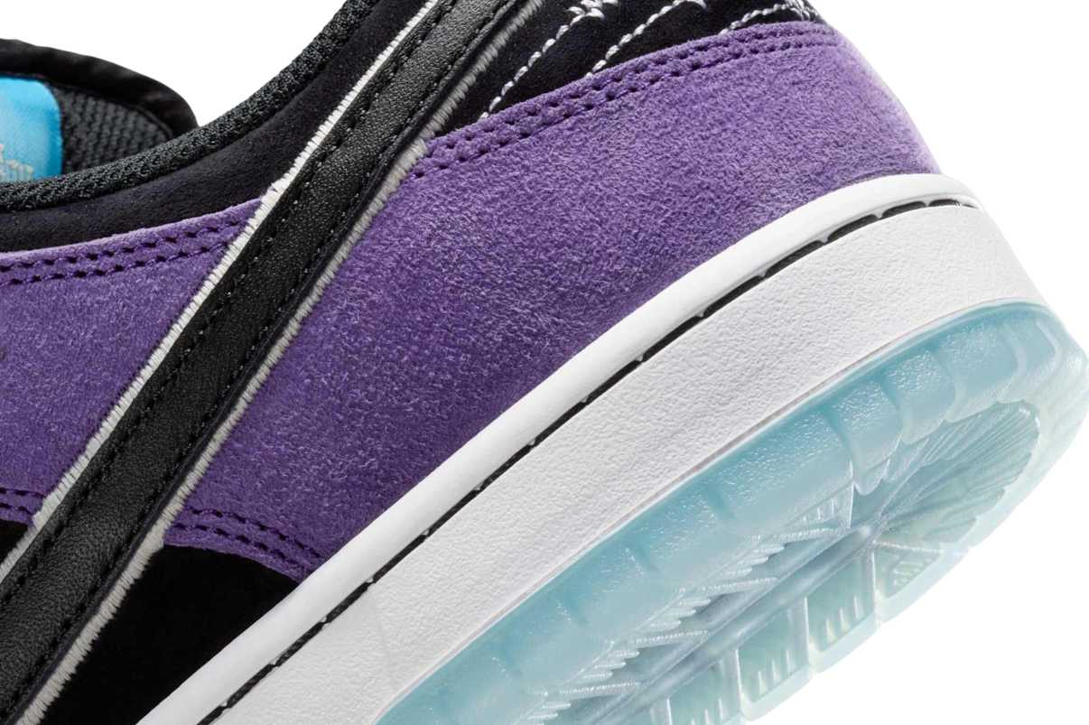 Dunk Low Pro x Hayley Wilson Black and Court Purple
