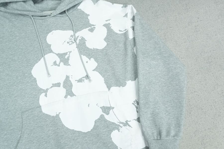 Hoodie DT Big Cotton Wreath Grey