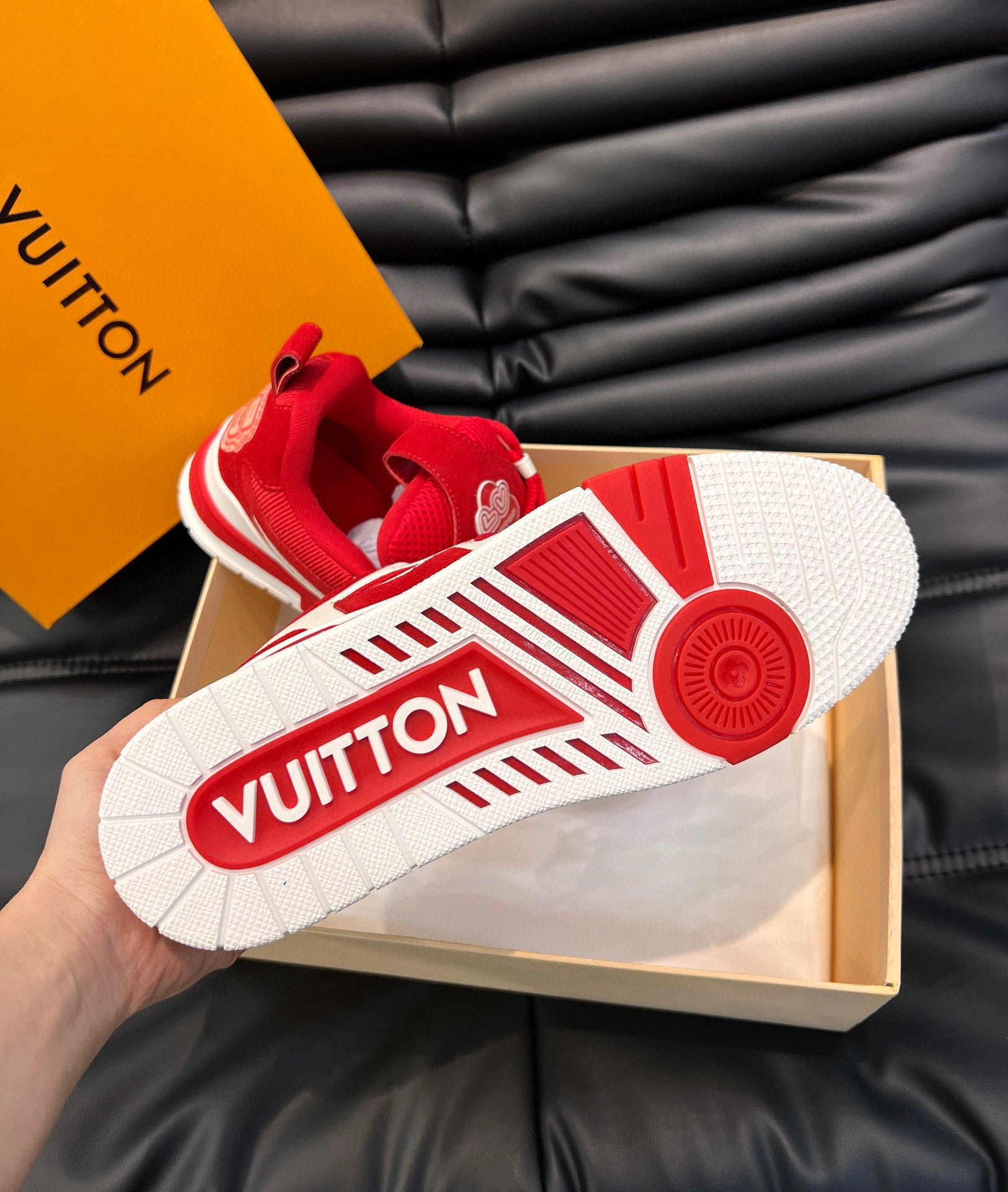 LV Skate Red Sneakers