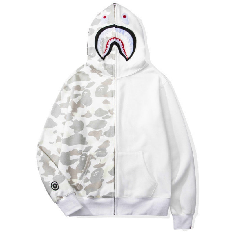 Hoodie BP Shark ABC White Camo