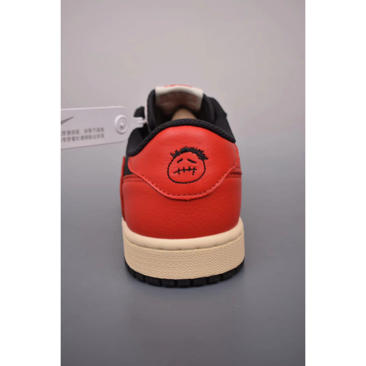 AJ 1 Retro Low x Travis Scott 'Bred' Customs
