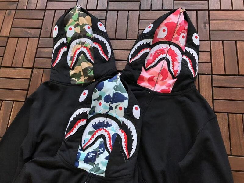 Hoodie BP Shark ABC Blue Black