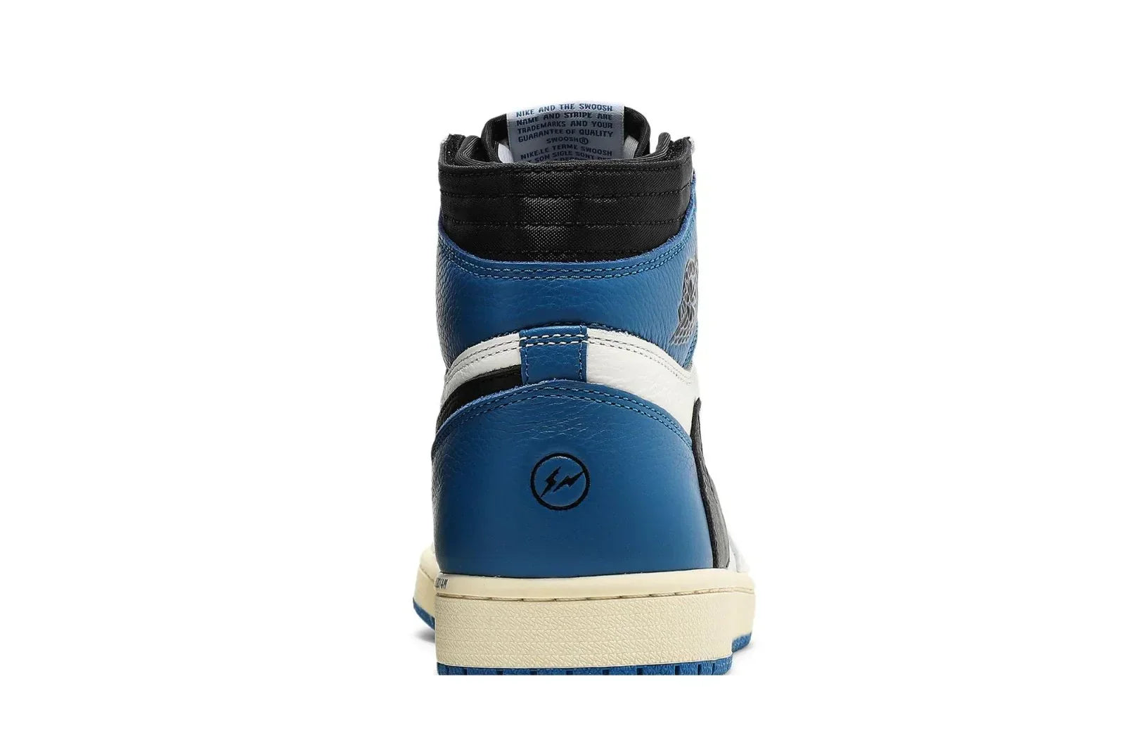 AJ 1 Retro High Fragment x Trevis Leather White Blue