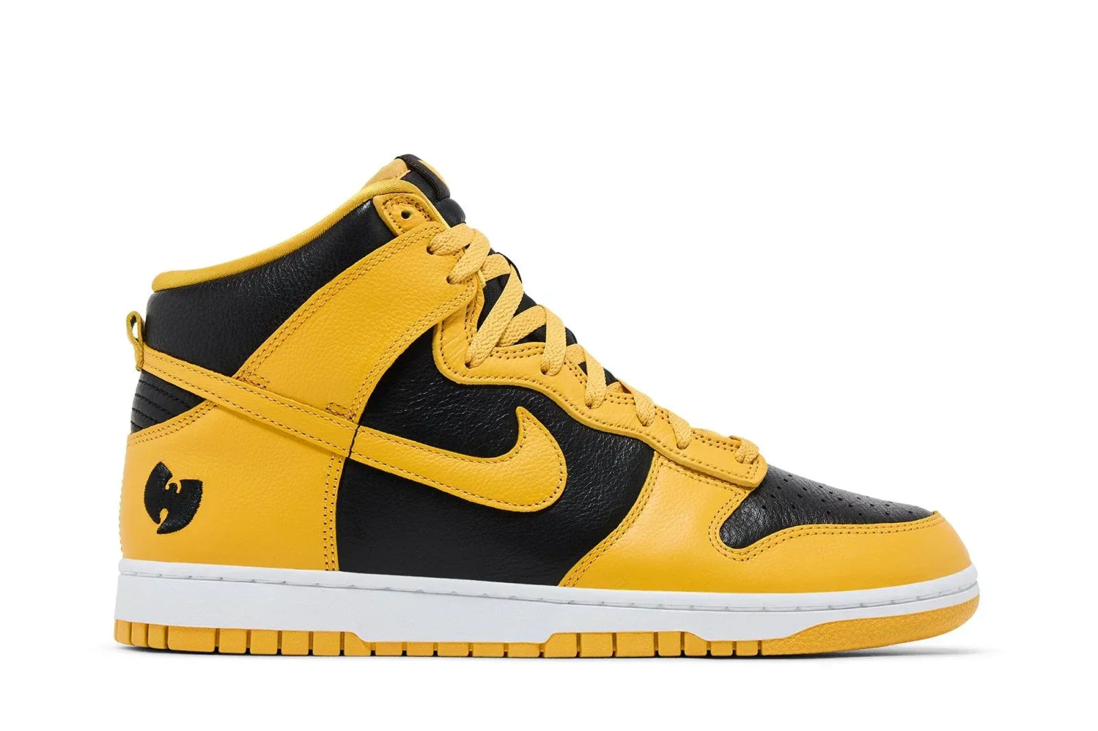Dunk High x Wu Tang Clan Black and Pollen Yellow