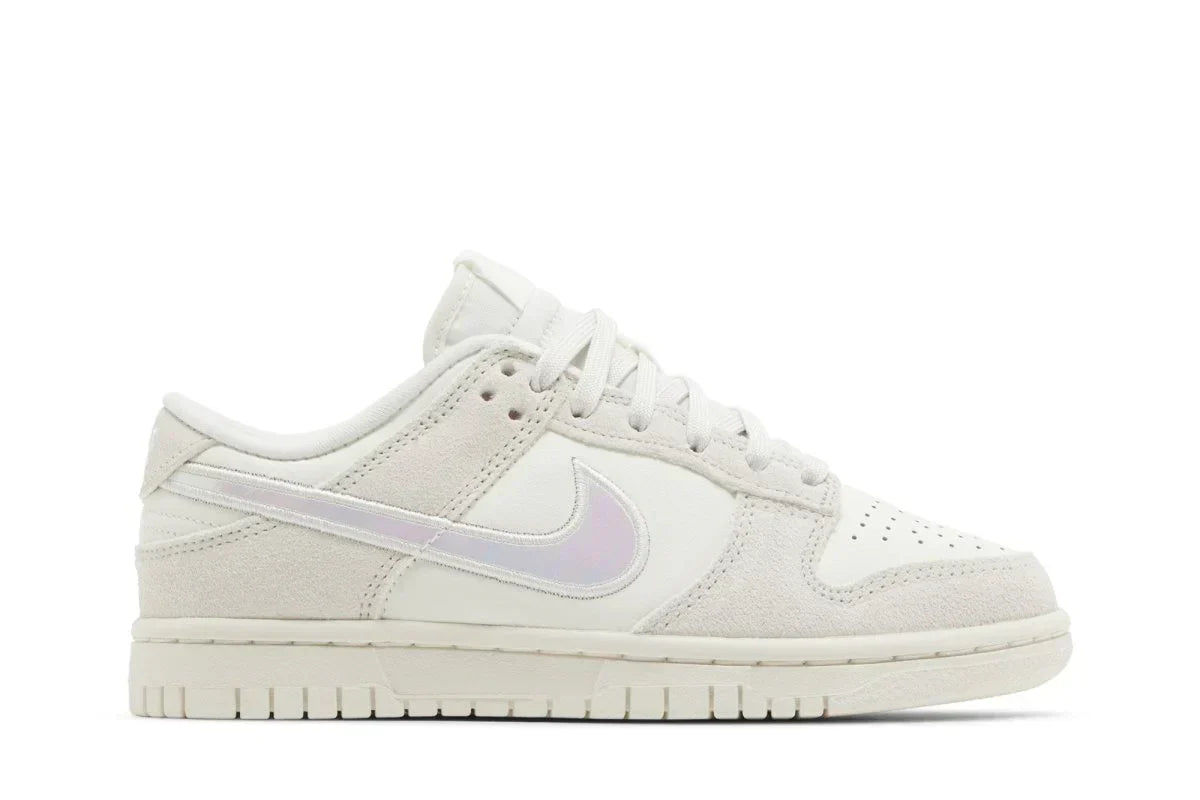 Dunk Low Iridescent Swoosh Beige