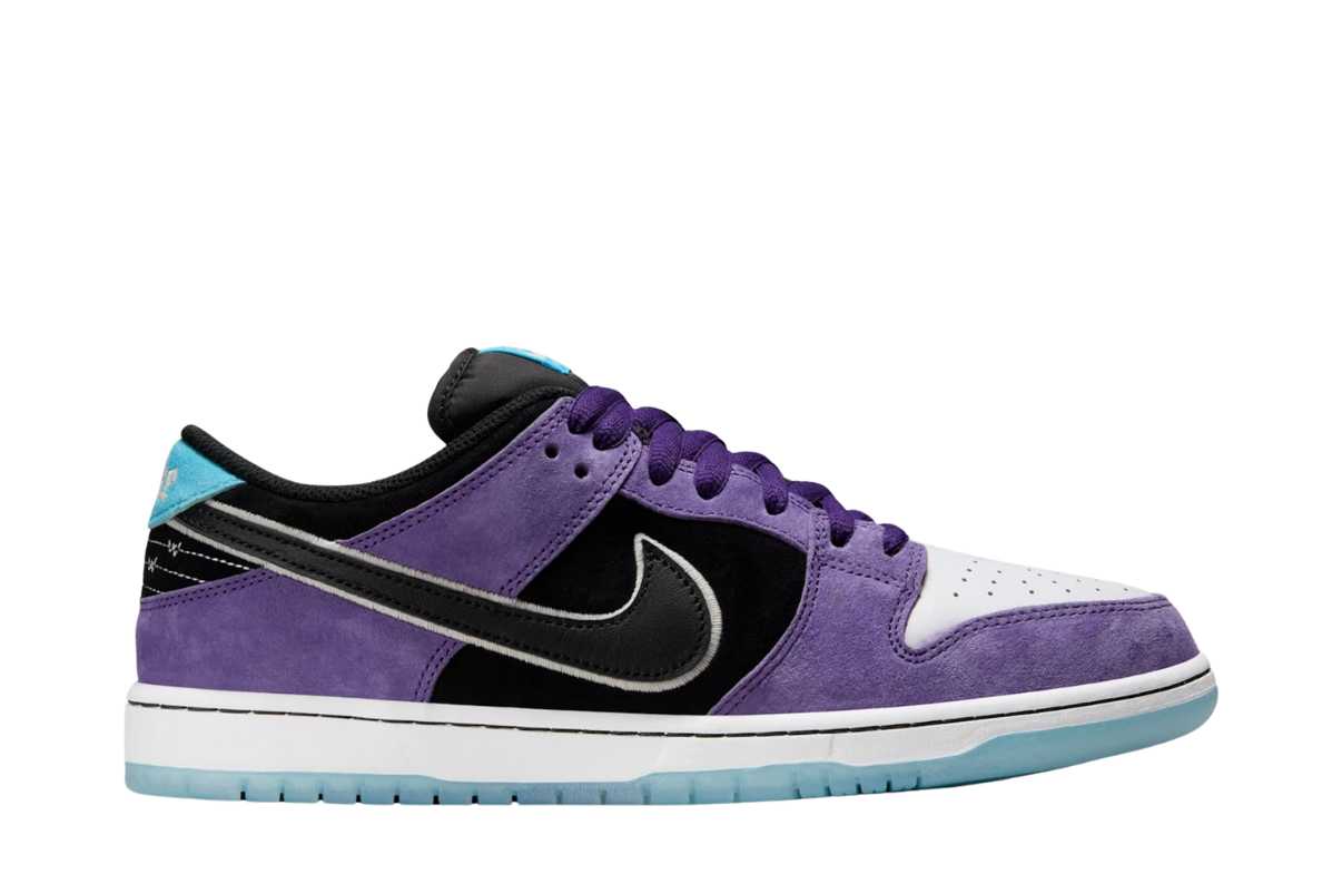 Dunk Low Pro x Hayley Wilson Black and Court Purple