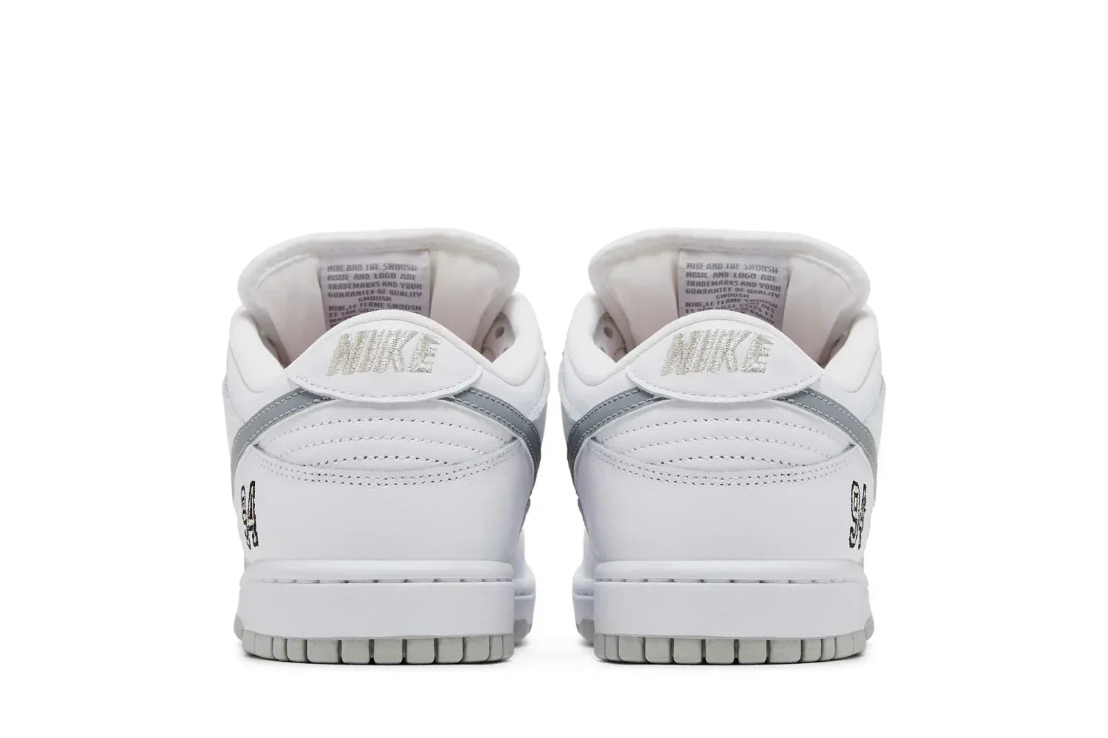 Dunk Low Supreme 94 White Metallic Silver